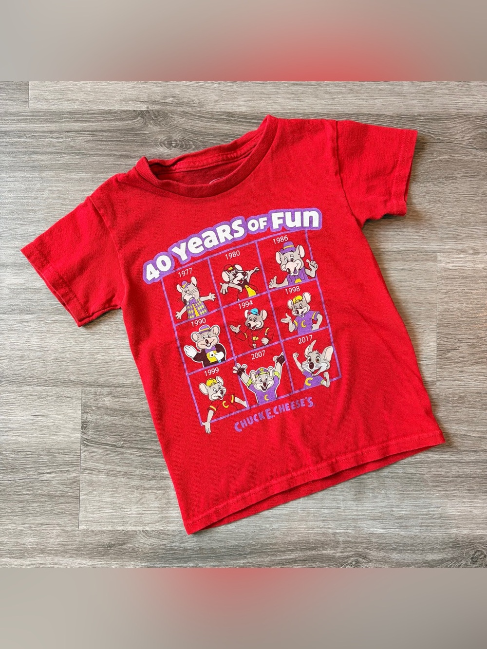 Chuck E. Cheese little kids t-shirt